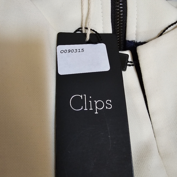 Clips Wanda Mode Italy Color Block Dress, Size 44/8 US NWT - Picture 8 of 10